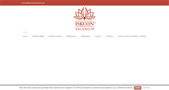 Desktop Screenshot of harekrishnavalencia.com